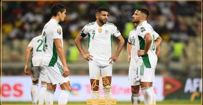 تشكيلة الجزائر ضد الكاميرون