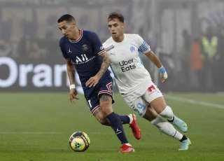 معلق مباراة باريس سان جيرمان ومارسيليا والقنوات الناقلة في الدوري الفرنسي 2021/2022