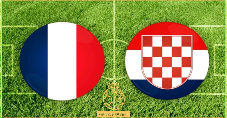 معلق مبارة كرواتيا وفرنسا