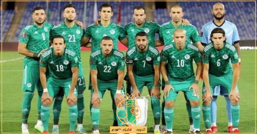 تشكيلة الجزائر اليوم ضد تنزانيا 