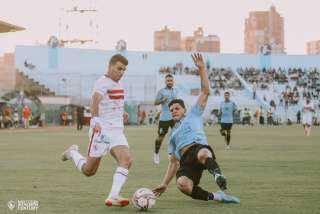 ملخص وأهداف مباراة الزمالك وغزل...