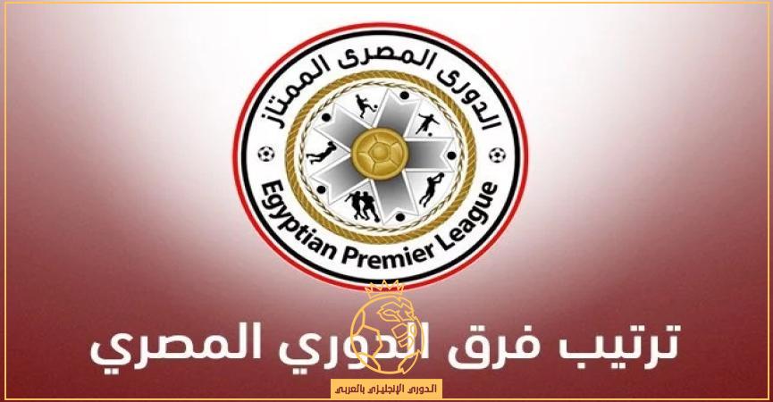 ترتيب الدوري المصري