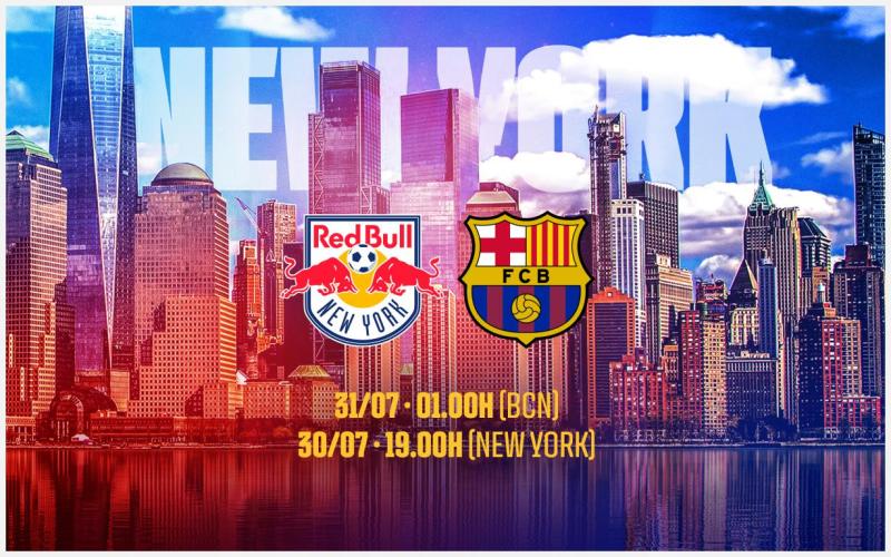 القنوات المفتوحة الناقلة لمباراة برشلونة ونيويورك ريد بولز اليوم