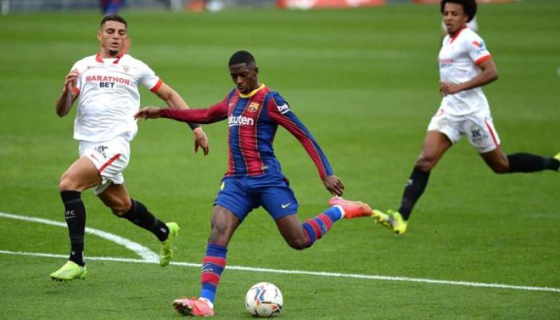 موعد مباراة برشلونة وإشبيلية في الدوري الإسباني والقنوات الناقلة