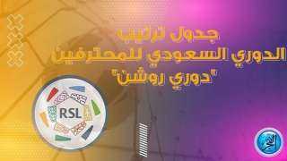 اعرف ترتيب دوري روشن السعودي...
