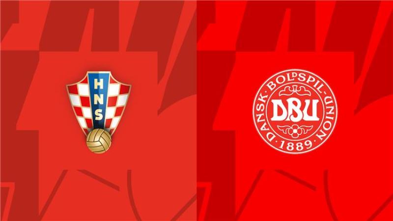 تشكيلة كرواتيا والدنمارك اليوم