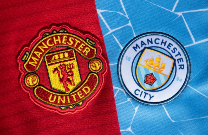 القنوات المفتوحة الناقلة لمباراة مانشستر سيتي ومانشستر يونايتد اليوم