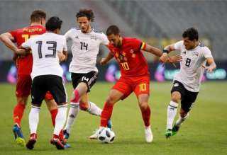 مباراة مصر وبلجيكا .. هازارد...