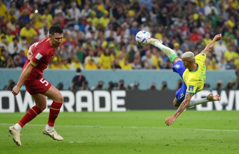 أهداف مباراة البرازيل وصربيا اليوم
