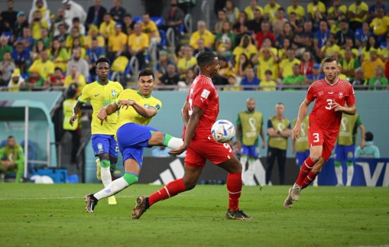 أهداف مباراة البرازيل وسويسرا اليوم