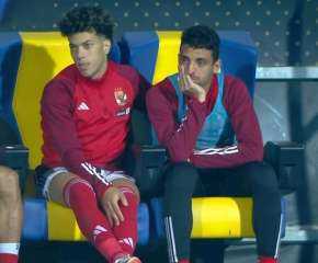 لاعب الأهلي طاهر يثير الجدل بعد ظهوره باكيا في مباراة بلدية المحلة