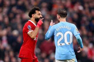 محمد صلاح وبرناردو سيلفا.. توترات...