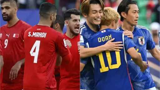 معلق مباراة البحرين واليابان في...